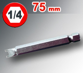 Embout SPANNER  longueur 75 mm  1/4" (6,35mm)