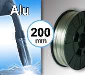 Bobine de fil ALU - Diamètre 200 mm