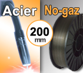 Bobine de fil fourré  ACIER  NO-GAZ- Diamètre 200 mm