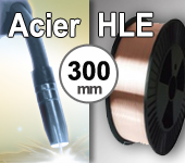 Bobine de fil ACIER HLE - Diamètre 300 mm