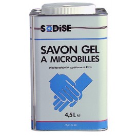 SAVON GEL ROUGE MICROBILLES - 4,5 L Boite métallique