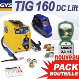 poste soudage tig 160dc lift  argon 4.5 2,3m3- gys