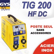 Poste à souder GYS TIG 168 HF DC sans accessoires