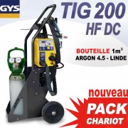 promo pack chariot tig 200 dc gys